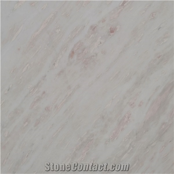 Namibia Pink Rhino White Marble Stone Slab