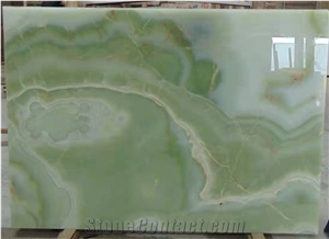 Pakistan Light Green Jade Onyx Stone Slab