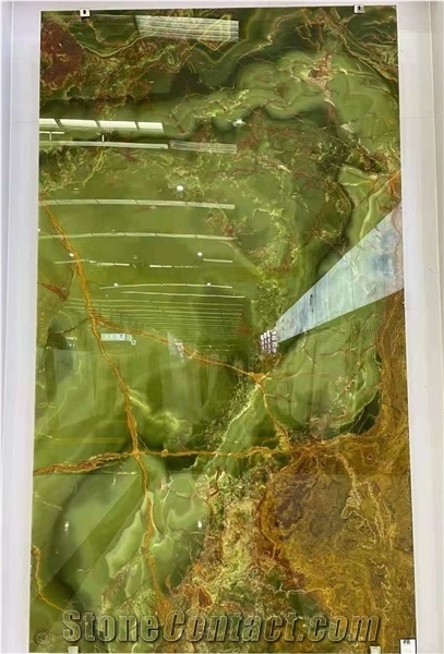Pakistan Light Green Jade Onyx Stone Slab