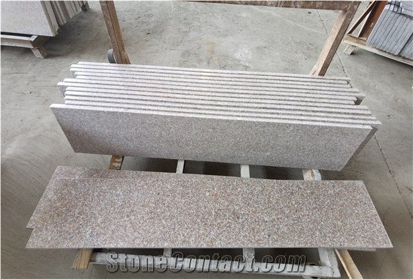 Polished G664 Ruby Red Granite Slabs