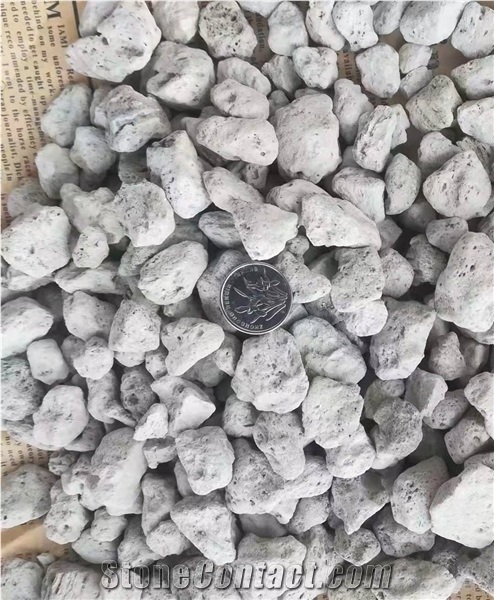 Wholesale White Pumice Stone Rock Quarry