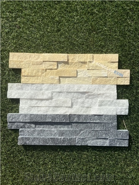 Crystal Marble Glued Stacked Stone Z Shape