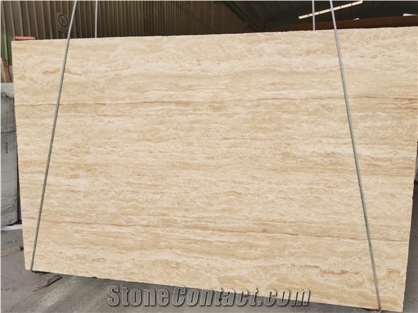 Light Travertine Veincut Slabs