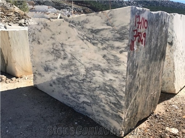 Turkish Arabescato Marble Block, Green Oasis Marble Blocks