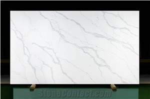 Calacatta Bhogani Quartz Super Jumbo Slabs Egagh9131 137"X78"
