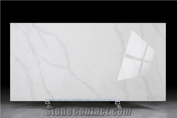 Calacatta Eternal Gold Quartz Slabs