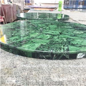 Green Ruby Zoisite Emerald Table Top