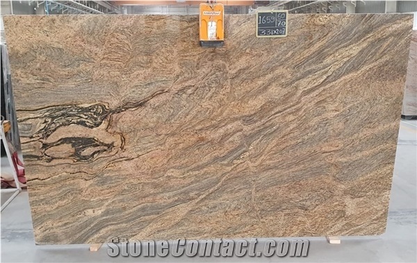 Canyon Gold 2cm Granite Slabs