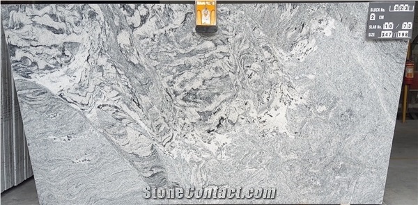 Viscount White 2cm Granite Slabs, Viskont White Granite