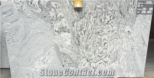 Viscount White 2cm Granite Slabs, Viskont White Granite