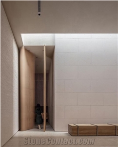 Chantilly White Limestone for Commercial Projects