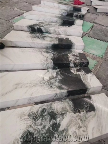 China Panda White Marble for Floor Tiles