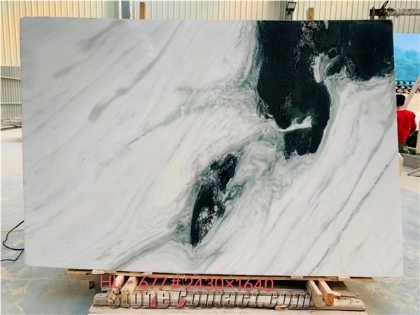 China Panda White Marble for Floor Tiles