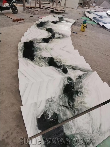 China Panda White Marble for Floor Tiles