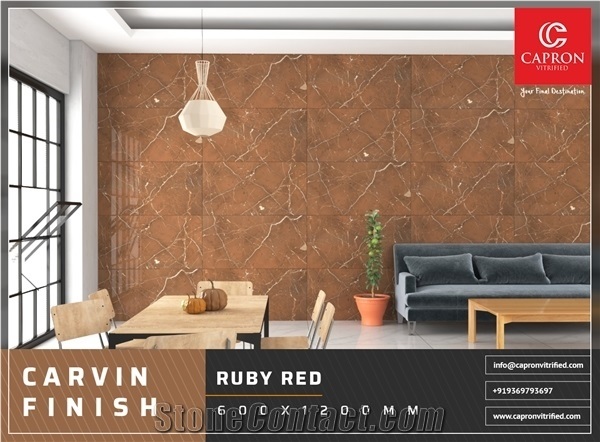Carvin Finish 600x1200 Mock up 1 Ceramic Tiles