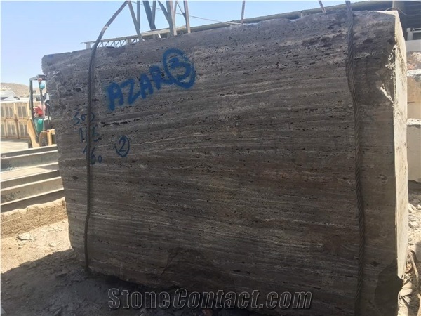 Silver Travertine Blocks