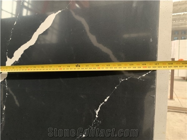 Calacatta Golden Quartz Stone Marble Vein Quartz Slabs
