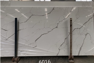 Calacatta Laza White Quartz Slabs and Solid Surface Stone