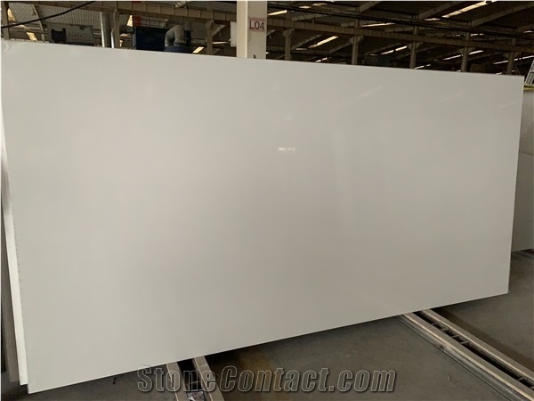 Super White Artificial Quartz Slabs and Engineer Stones