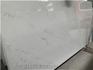 White Calacatta Solid Surface Slabs Engineer Stones