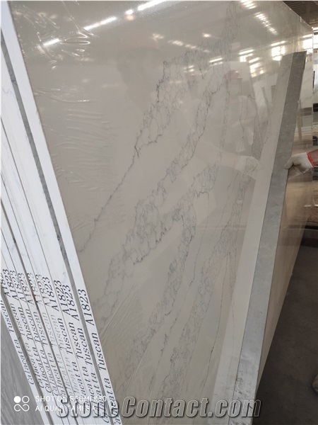 Wholesale White Quartz Slabs and Engineer Surface Stones