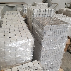 Crystal White Marble Mosaic/Vietnam Stone Mosaic