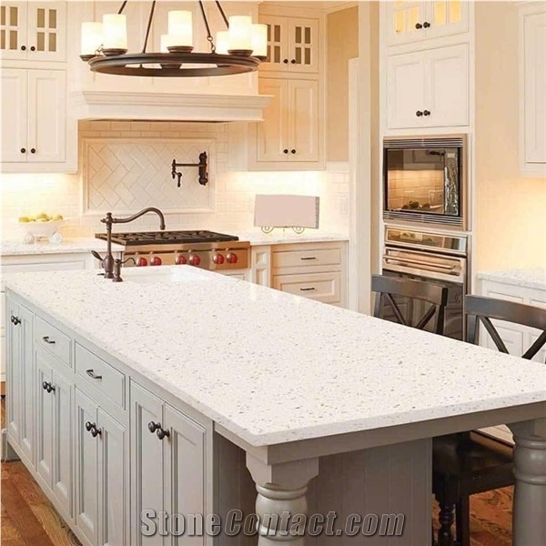 No Veins Quartz Countertops/White Quartz Kitchen Countertop