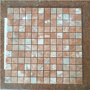 Pink Stone Mosaic Tiles