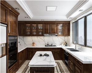 Quartz Stone Kitchen Countertop