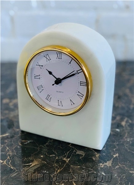 Stone Alarm Clock/Stone Clock/ Marble Stone Table Clock