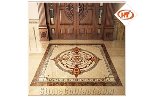 Stone Floor Medallion – Square M16