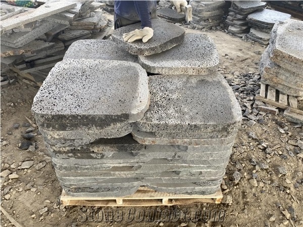 Tumbled Stepping Basalt Stone Garden Stepping Pavements