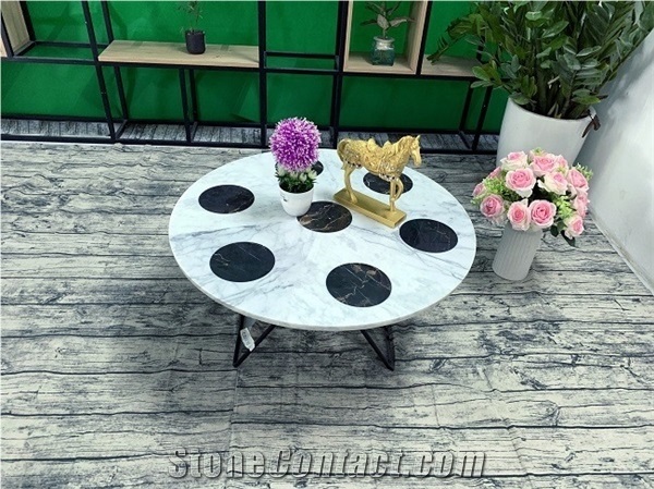 Vietnam Marble Tea Table T15/ Round Table Top