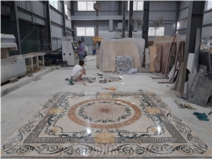Waterjet Medallion Stone/Mosaic Stone R08/Round