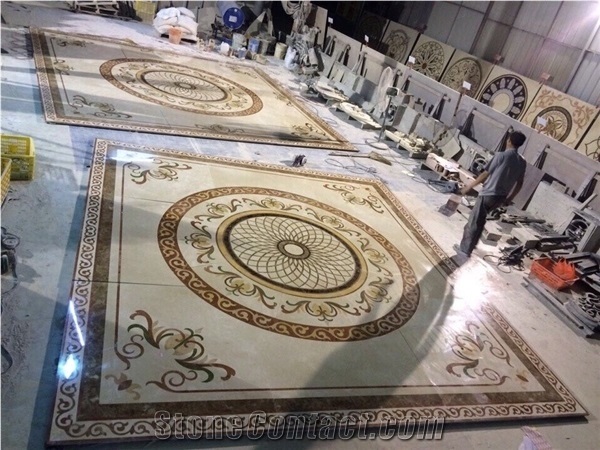 Waterjet Medallion Stone/Mosaic Stone R08/Round