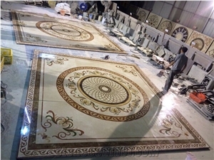 Waterjet Medallion Stone/Mosaic Stone R08/Round