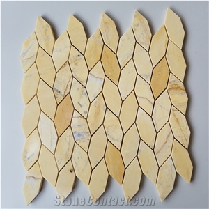 Yellow Mosaic Stone/Mosaic Stone/Styled Mosaic Stone Yellow Mosaic Stone/Mosaic Stone/Styled Mosaic Stone