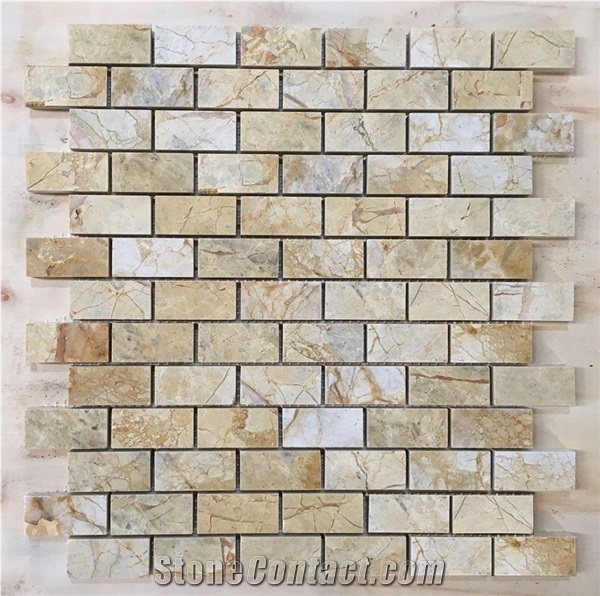 Yellow Mosaic Stone/Mosaic Stone/Styled Mosaic Stone