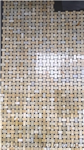 Yellow Mosaic Stone/Mosaic Stone/Styled Mosaic Stone