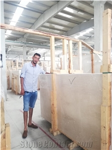 Burdur Beige Marble Slabs
