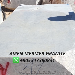 Spider White Marble Block, Turkey White Marble