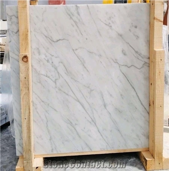 Spider White Marble Block, Turkey White Marble
