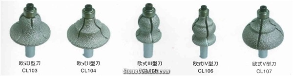 Diamond Router Bit - Edge Profiling Router Cl103-Cl107