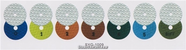 Five-Step General Diamond Dry Polishing Pads (Pressing)