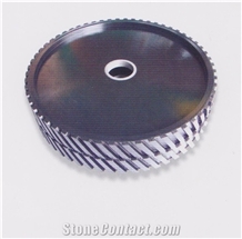 Oblique Segment Calibrating Wheels