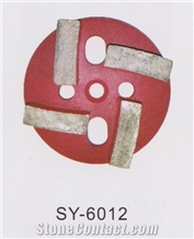 Polishing Pad With Cement Metal Backer Sy-6012