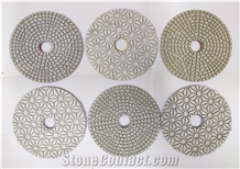 Three-Steps Wet Polishing Pads, Size 10×10Cm