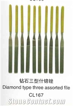 Type 3 Diamond Assorted File Cl167
