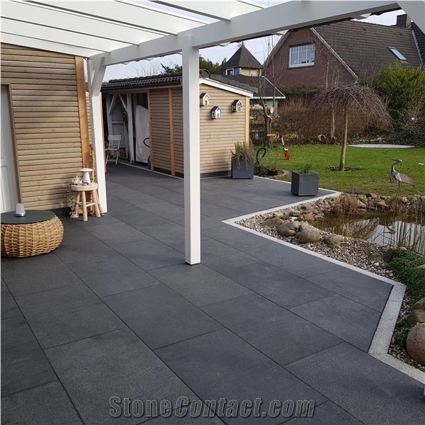 Black Basalt Patio Pavement