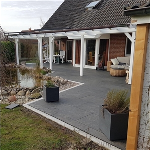 Black Basalt Patio Pavement
